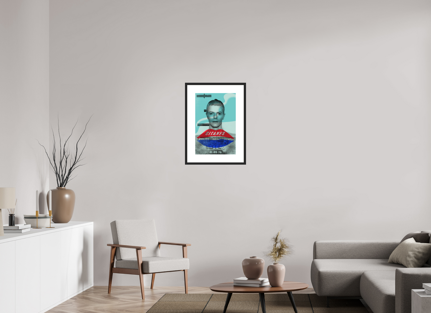 Time Takes A Cigarette (Rock N Roll Suicide - David Bowie). Photographic pop-art print by artist Louis Sidoli. Available to purchase at Iconic Galleries. 