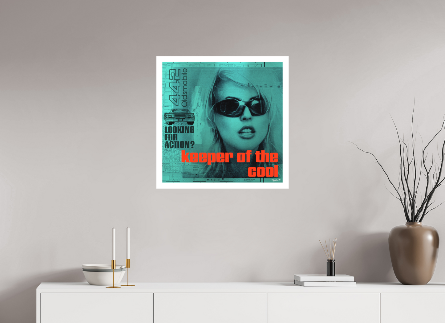 Detroit 442 Debbie Harry ( Blondie ) Print by artist Louis Sidoli. Available to purchase at Iconic Galleries.