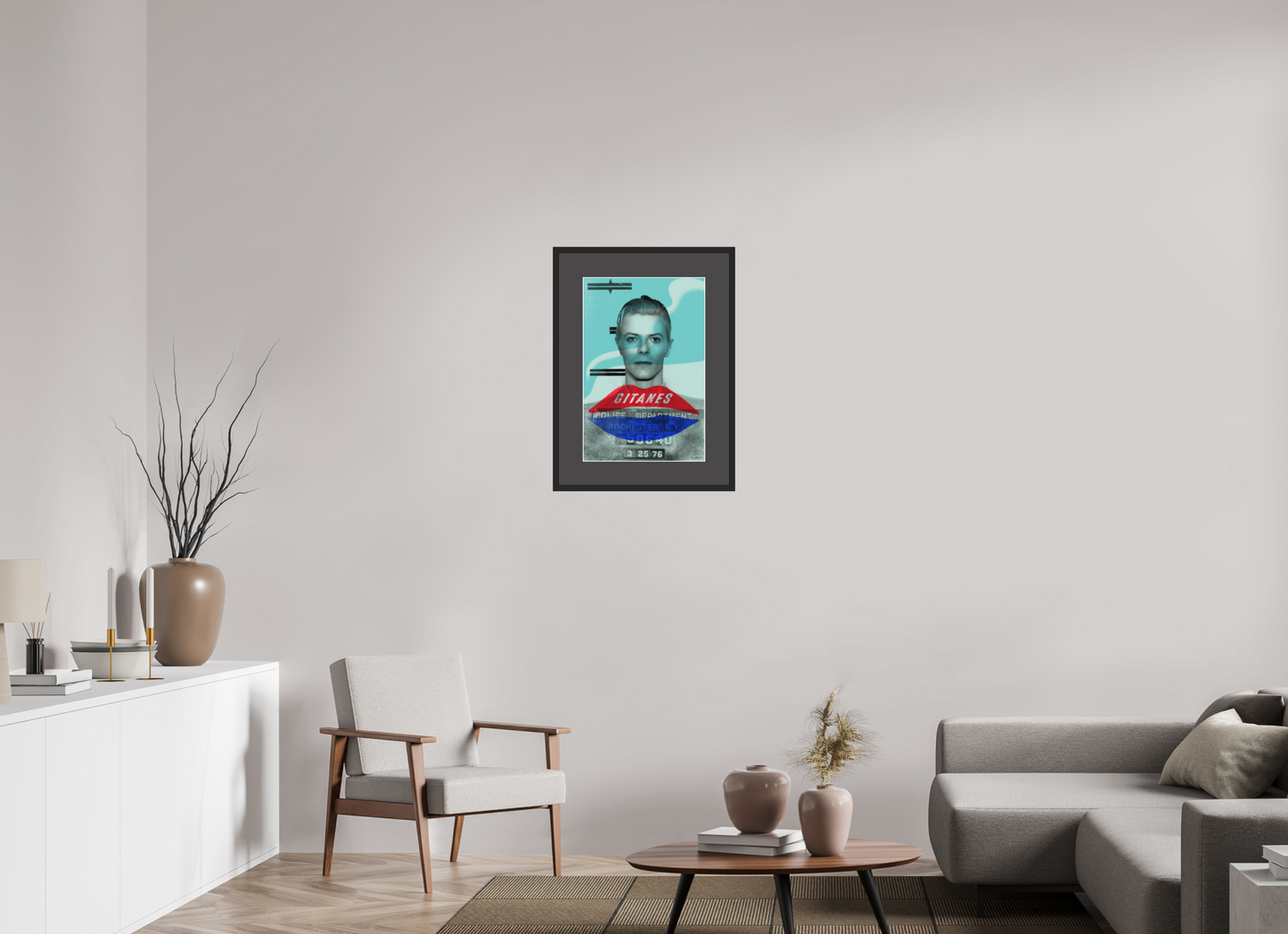 Time Takes A Cigarette (Rock N Roll Suicide - David Bowie). Photographic pop-art print by artist Louis Sidoli. Available to purchase at Iconic Galleries. 
