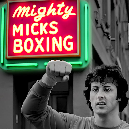 Rocky Balboa ( Sylvester Stallone ) Photographic pop-art print by artist Louis Sidoli. Available to purchase at Iconic Galleries. 