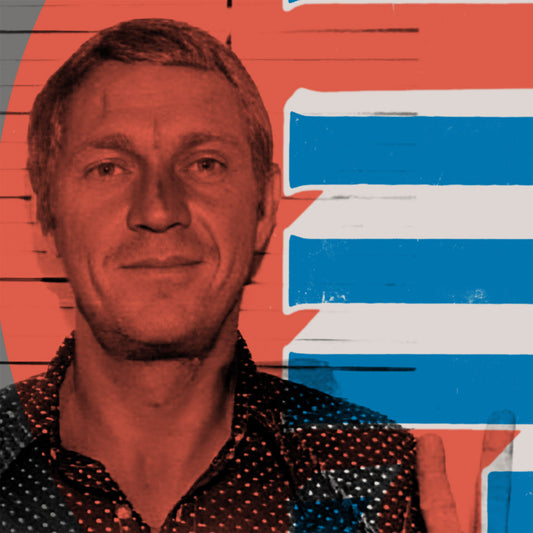 "Gulf" Steve McQueen (Most Wanted)  print by artist Louis Sidoli. Available to purchase at Iconic Galleries. 